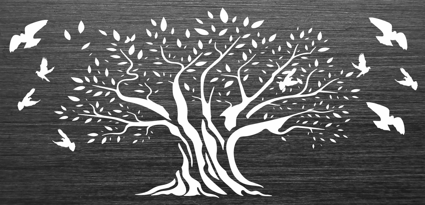 Tree Panel Design - SVG DXF Files for Plasma and Laser Cutting